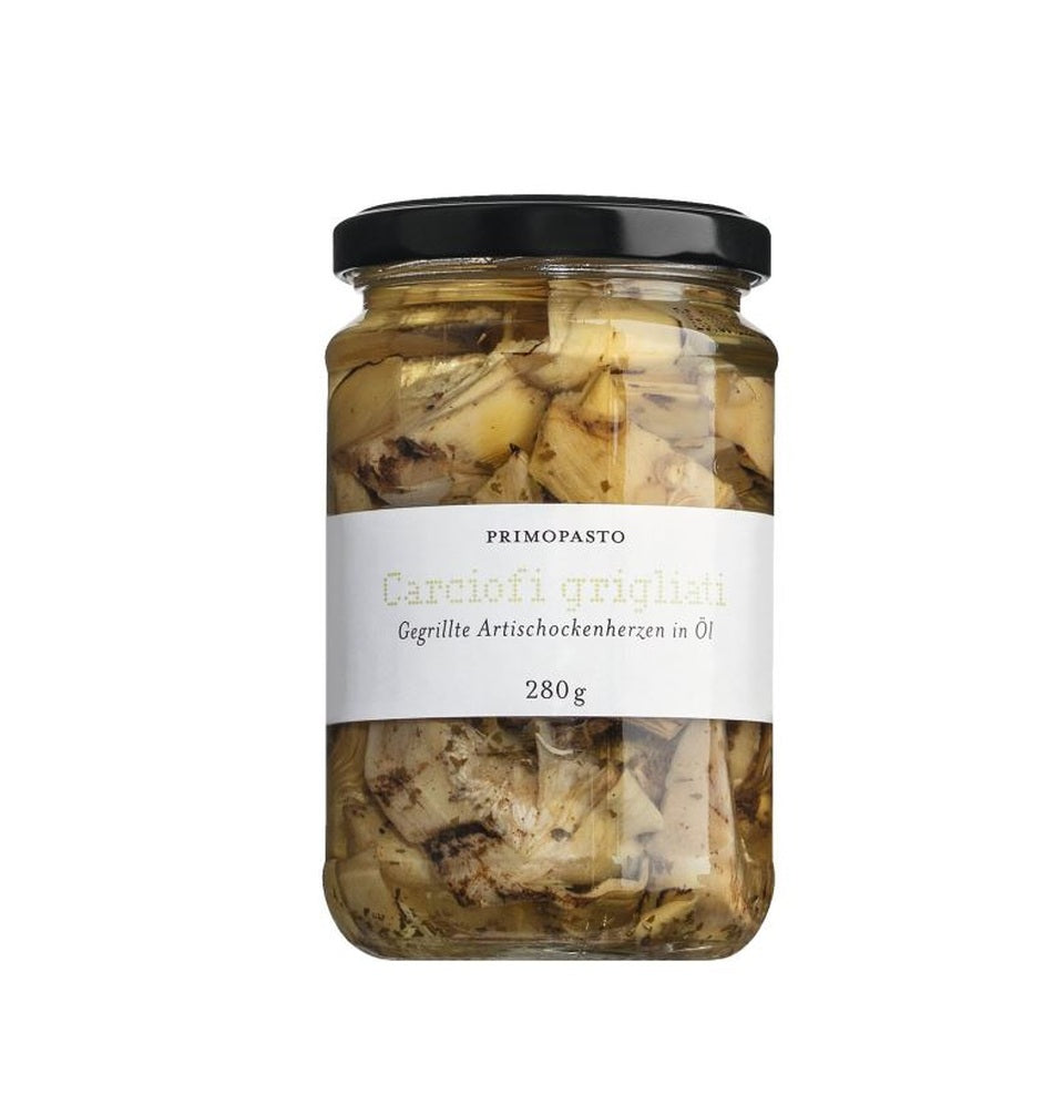 Gegrillte Artischocken in Öl