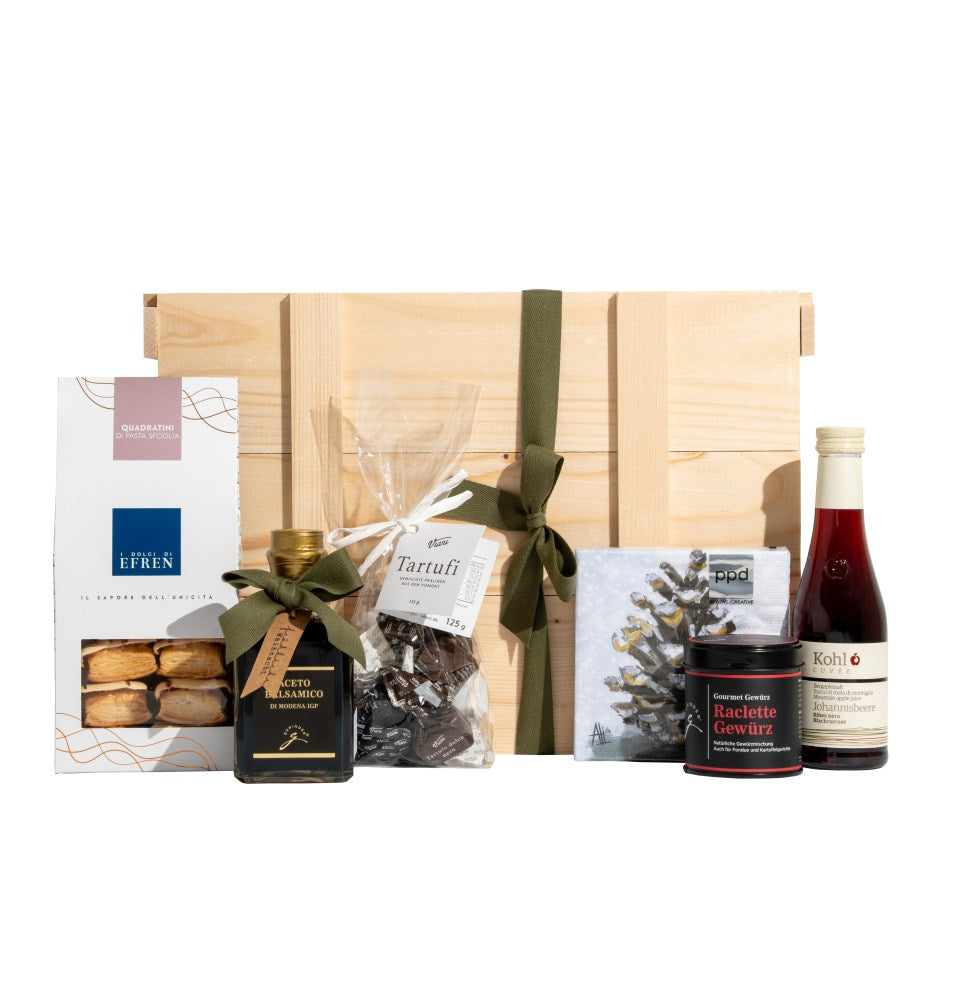 Geschenkkorb zu Weihnachten