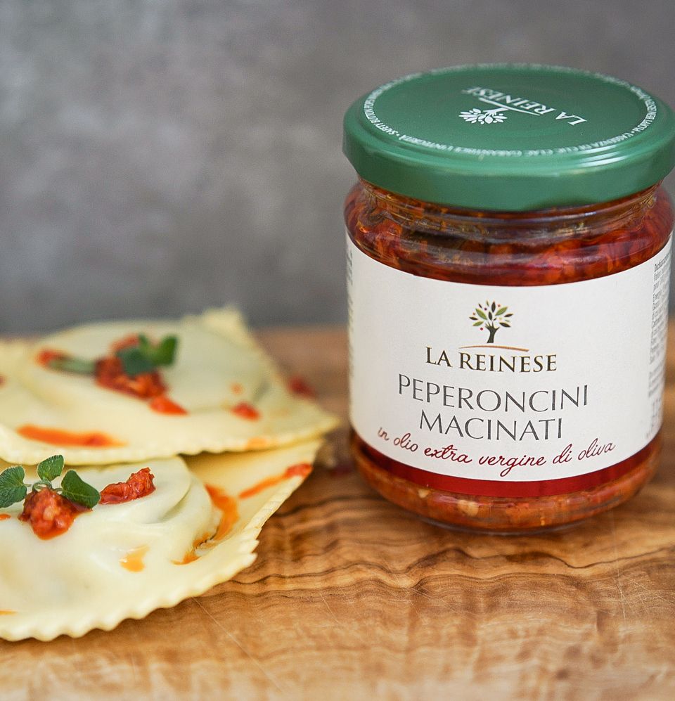 Gemahlene Chili in Öl